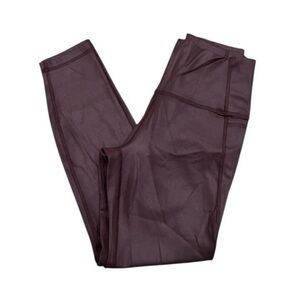 CRZ YOGA Women's Leggings in Dark Purple